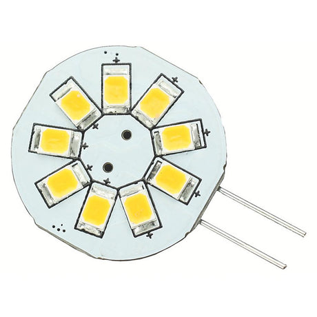 Lunasea G4 8 LED Side Pin Light Bulb - 12VAC or 10-30VDC/1.2W/123 Lumens - Warm White - LLB-216W-21-00