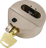 Trimax Locks - HOCKEY PUCK TRAILER LOCK - INTERNAL SHACKLE DOOR LOCK - THPXL