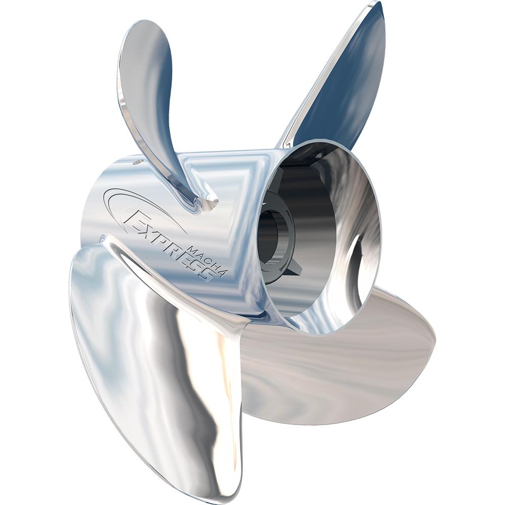 Turning Point - Express Mach4 Stainless Steel Propeller - Right Hand - 4-Blade - 15.3" x 13 Pitch - EX-1513-4 - 31501330