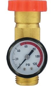 Valterra - Lead-Free RV Water Regulator & Gauge - A011124VP