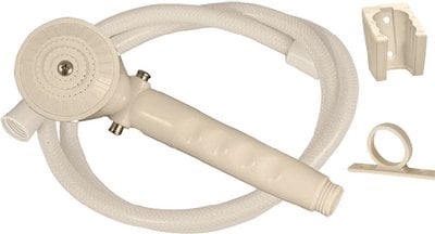 Valterra - Phoenix Single Function Hand Held RV Camping Outdoor 60" Vinyl Shower Hose & Bracket Kit - PF276025