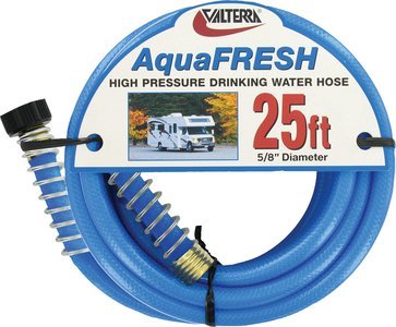 Valterra - AquaFresh High-Pressure Drinking Water Hose - 25' x 1/2" ID - Blue - W018300