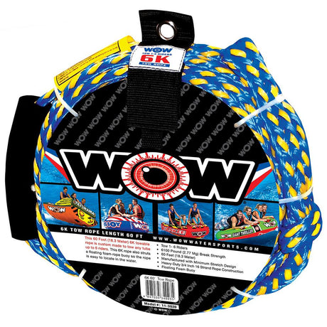 WOW Watersports 6K 60ft Tow Rope - 11-3020