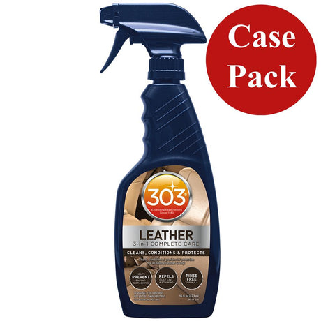 303 Products - Automotive Leather 3-In-1 Complete Care - 16oz *Case of 6* - 30218CASE