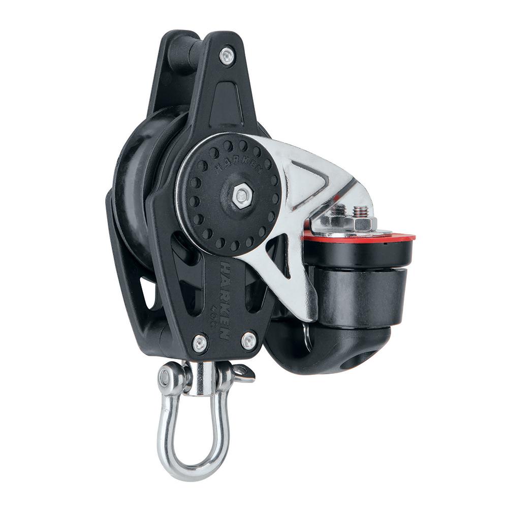 Harken 40mm Carbo Air Block w/Cam Cleat & Becket - 2646