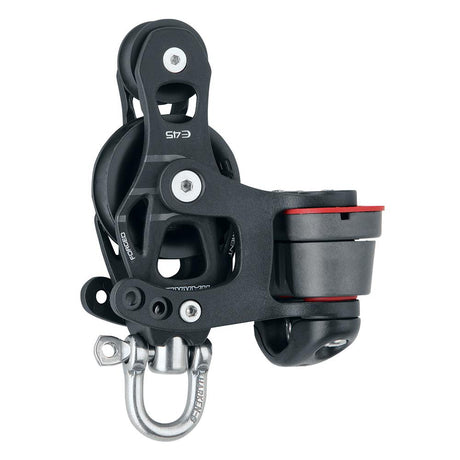 Harken 45mm Single Aluminum Element Fiddle Block w/Swivel & 150 Cam Cleat - 6235