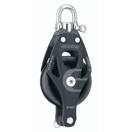 Harken 60mm Single Aluminum Element Block w/Swivel & Becket - 6261