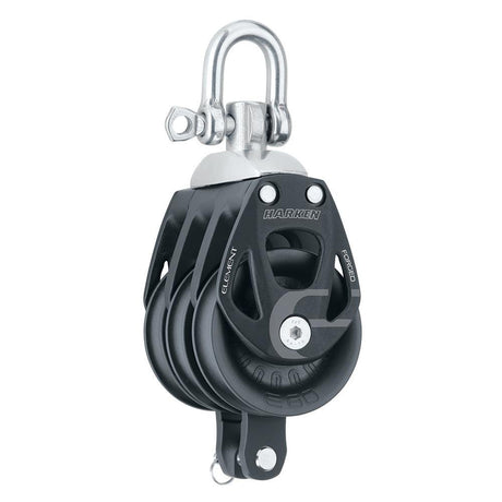 Harken 60mm Triple Aluminum Element Block w/Swivel & Becket - 6273