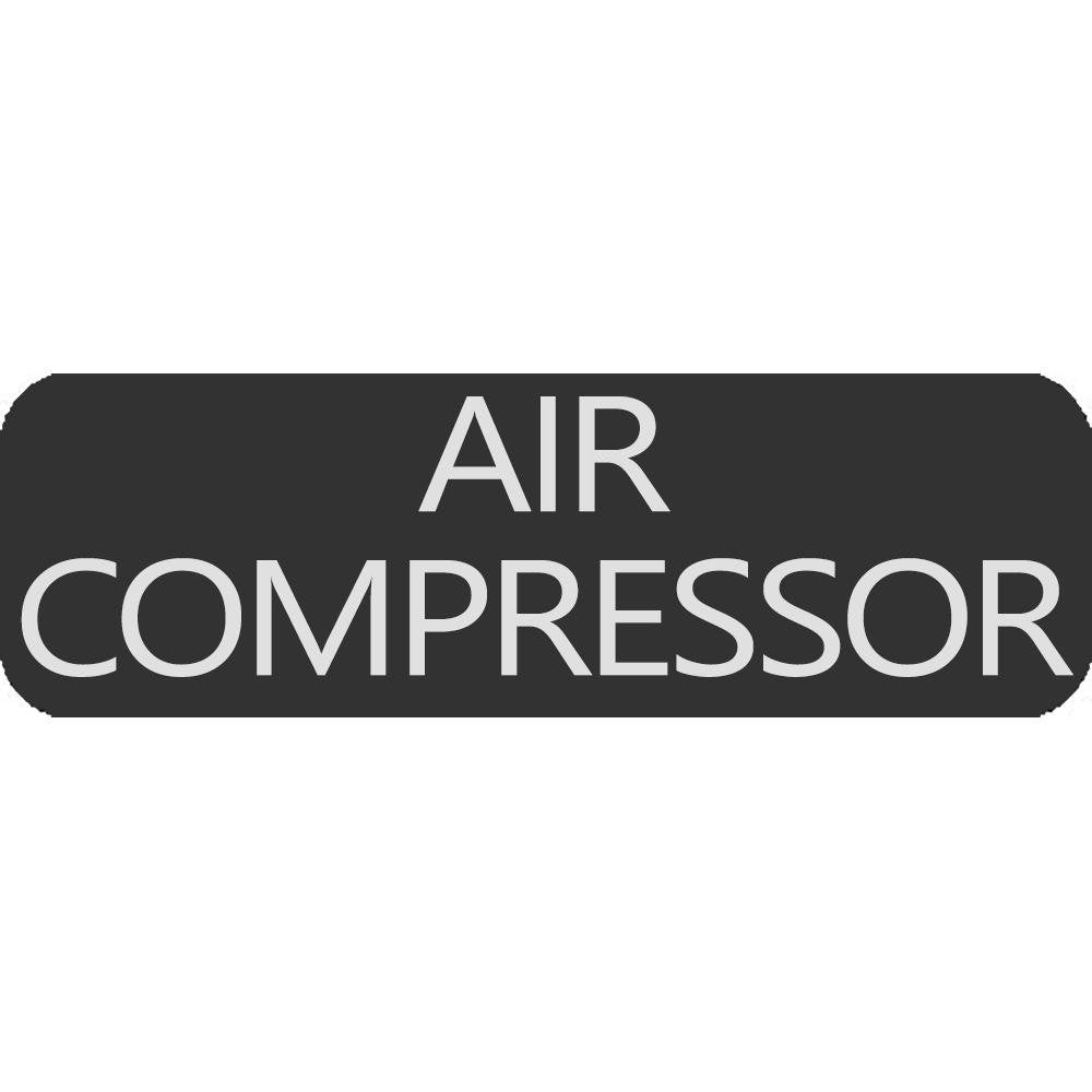 Blue Sea 8063-0025 Large Format Air Compressor Label - 8063-0025