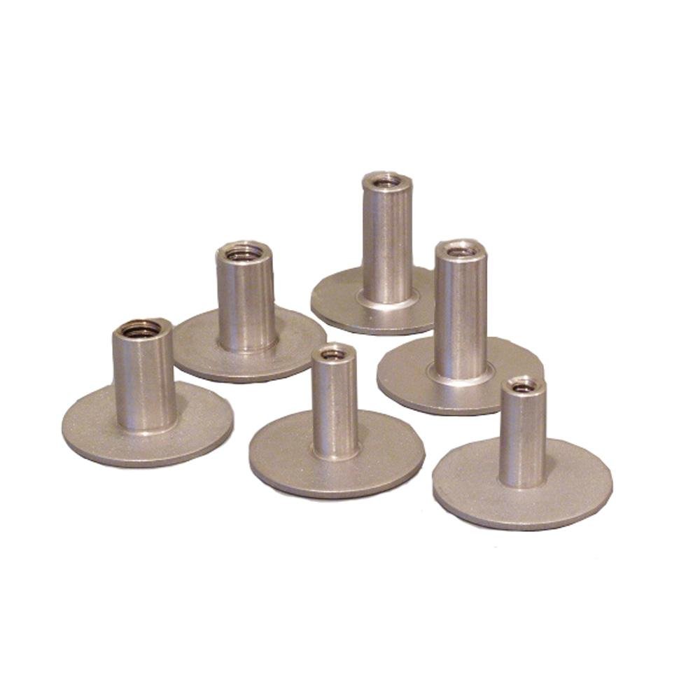 Weld Mount .75" Tall Stainless Standoff Through Thread w/#10 x 24 Threads - Qty. 6 - 1024122