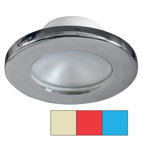 I2Systems - TRI-Light - Apeiron Screw Mount Light - Red, Warm White & Blue - Brushed Nickel - A3120Z-41HCE