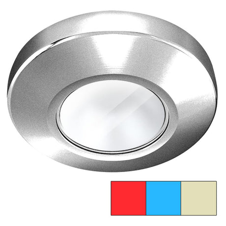 I2Systems - Tri-Light - LED Surface Light - Red, Warm White & Blue - Brushed Nickel Finish - P1120Z-41HCE