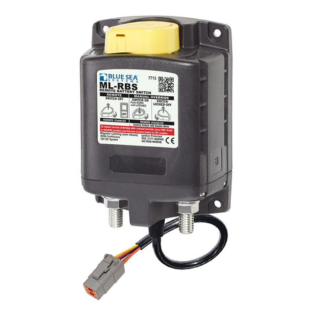 Blue Sea 7713100 ML-RBS Remote Battery Switch w/Manual Control Auto Release & Deutsch Connector - 12V - 7713100