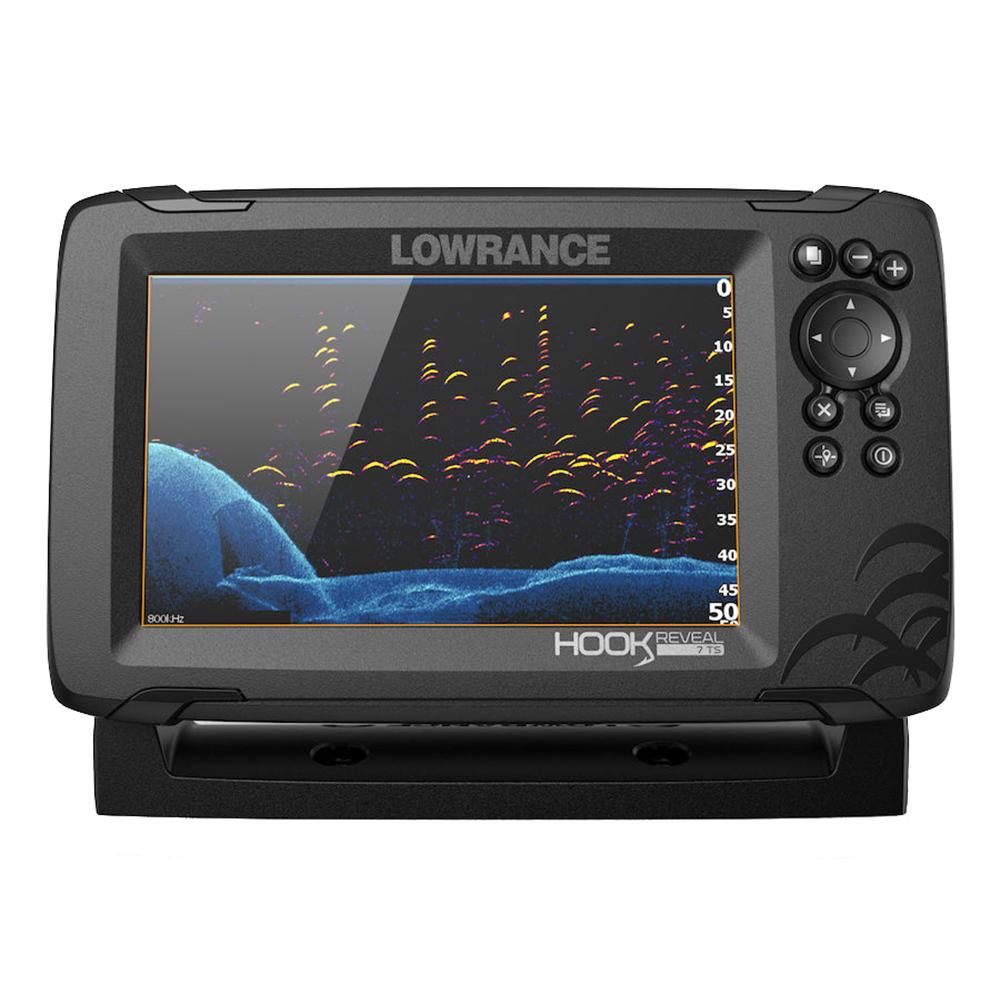 Lowrance HOOK Reveal 7 Chartplotter/Fishfinder w/TripleShot Transom Mount Transducer & US Inland Charts - 000-15513-001