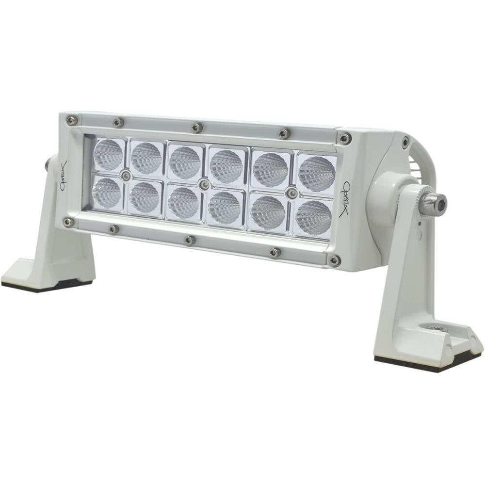 Hella Marine - Value Fit Sport Series 12 LED Flood Light Bar - 8" - White - 357208011