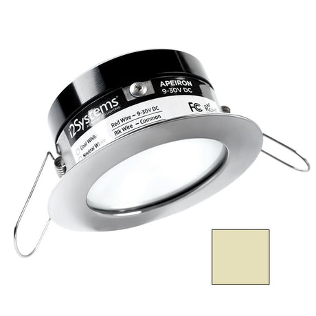 I2Systems - Apeiron Pro Spring Mount Light 3W - Warm White - Polished Chrome Finish - A503-11CBBR