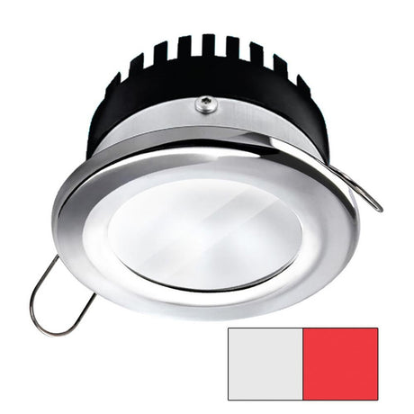 I2Systems - Apeiron Pro Spring Mount Light 6W - Round - Polished Chrome Finish - Cool White & Red - A506-11AAG-H