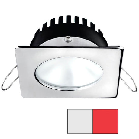 I2Systems - Apeiron Pro Spring Mount Light 6W - Square/Round - Polished Chrome Finish - Cool White & Red - A506-12AAG-H