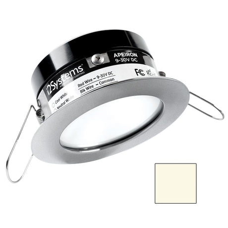 I2Systems - Apeiron PRO Spring Mount Light 3W - Round - Brushed Nickel Finish - Neutral White - A503-41BBD