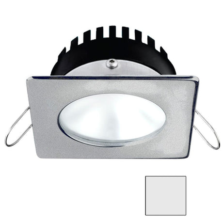 I2Systems - Apeiron PRO Spring Mount Light 6W - Square/Round - Brushed Nickel Finish - Cool White - A506-42AAG