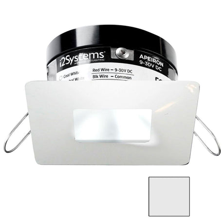 I2Systems - Apeiron PRO Spring Mount Light 3W - Square/Square - White Finish - Cool White - A503-34AAG