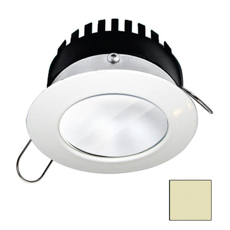 I2Systems - Apeiron PRO Spring Mount Light 6W - Round - White Finish - Warm White - A506-31CBBR