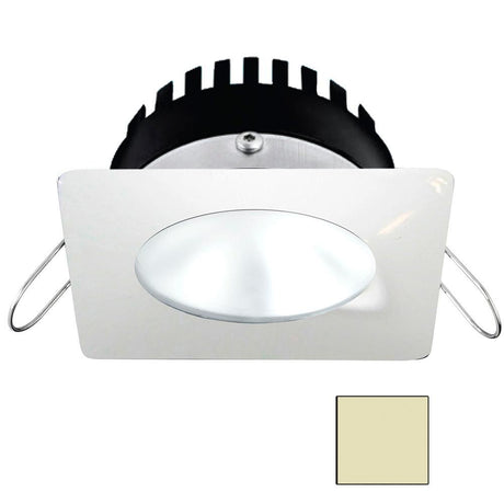 I2Systems - Apeiron PRO Spring Mount Light 6W - Square/Round - White Finish - Warm White - A506-32CBBR