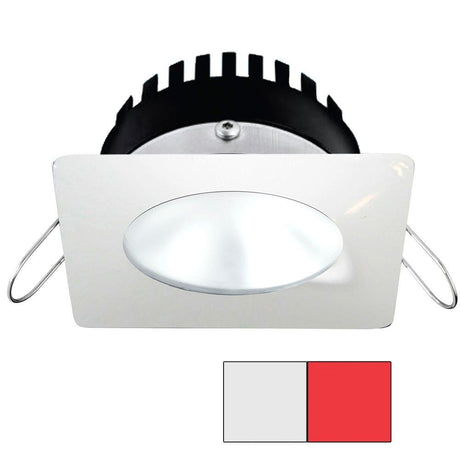 I2Systems - Apeiron PRO Spring Mount Light 6W - Square/Round - White Finish - Cool White & Red - A506-32AAG-H