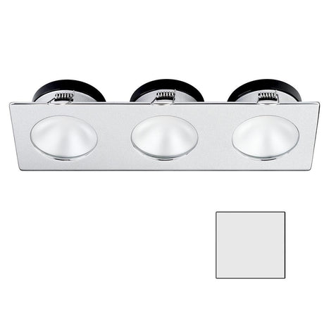 I2Systems - Apeiron Spring Mount Light 4.5W - Triple Round - Brushed Nickel Finish - Cool White - A1110Z-46AAH