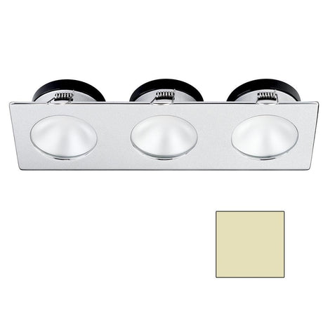 I2Systems - Apeiron Spring Mount Light 4.5W - Triple Round - Brushed Nickel Finish - Warm White - A1110Z-46CAB