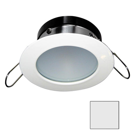 I2Systems - Apeiron Spring Mount Light 4.5W - Round - White Finish - Cool White - A1110Z-31AAH