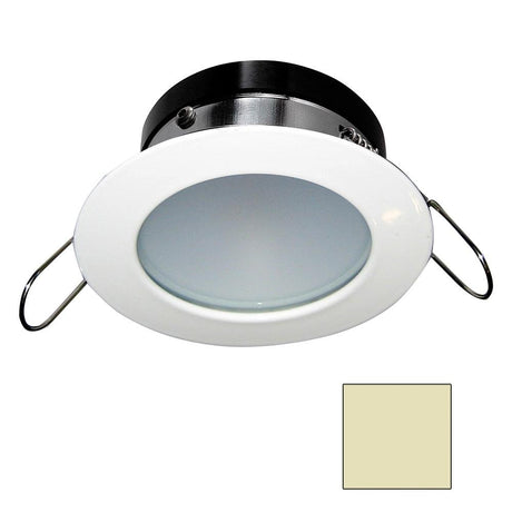 I2Systems - Apeiron Spring Mount Light 4.5W - Round - White Finish - Warm White - A1110Z-31CAB