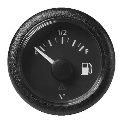 Veratron 52MM (2-1/16") ViewLine Fuel Level Gauge Empty/Full - 240-33.5 OHM - Black Dial & Round Bezel - A2C59514094