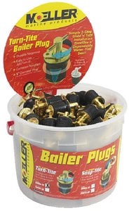 MOELLER - BAILER PLUG DISPLAYS - 1" - 48 per Container - 02089950