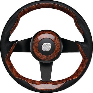 UFlex - Grimani Steering Wheel - Burlwood - GRIMANIBRB