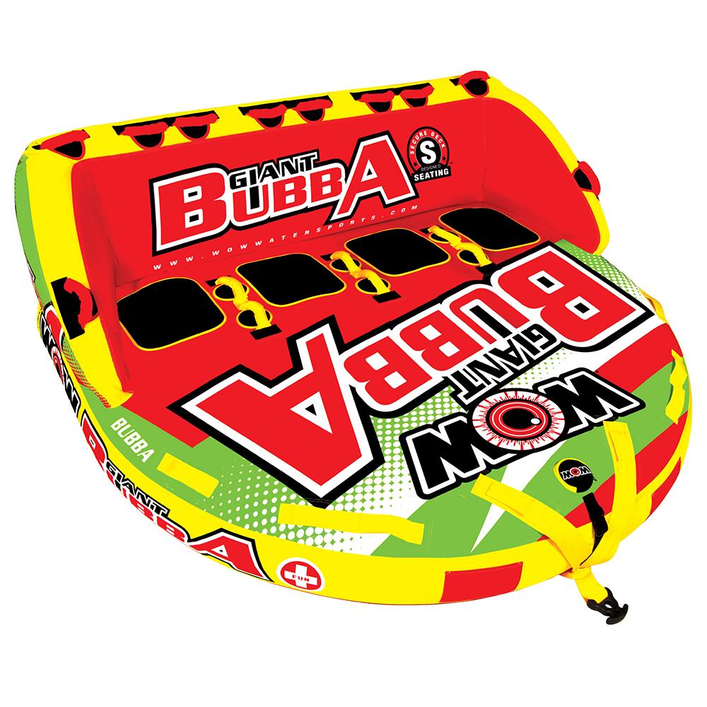 WOW Watersports Giant Bubba HI-VIS 4P Towable - 4 Person - 17-1070