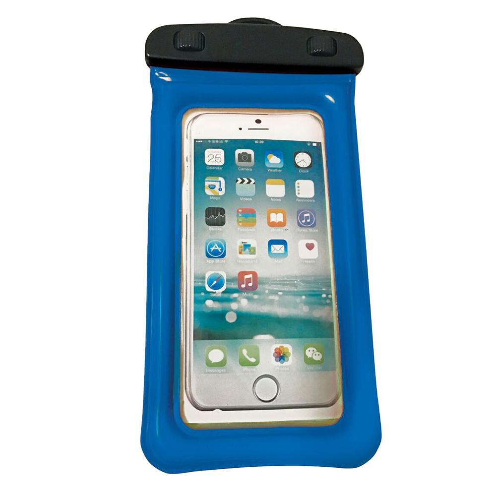 WOW Watersports H2O Proof Phone Holder - Blue 4" x 8" - 18-5000B