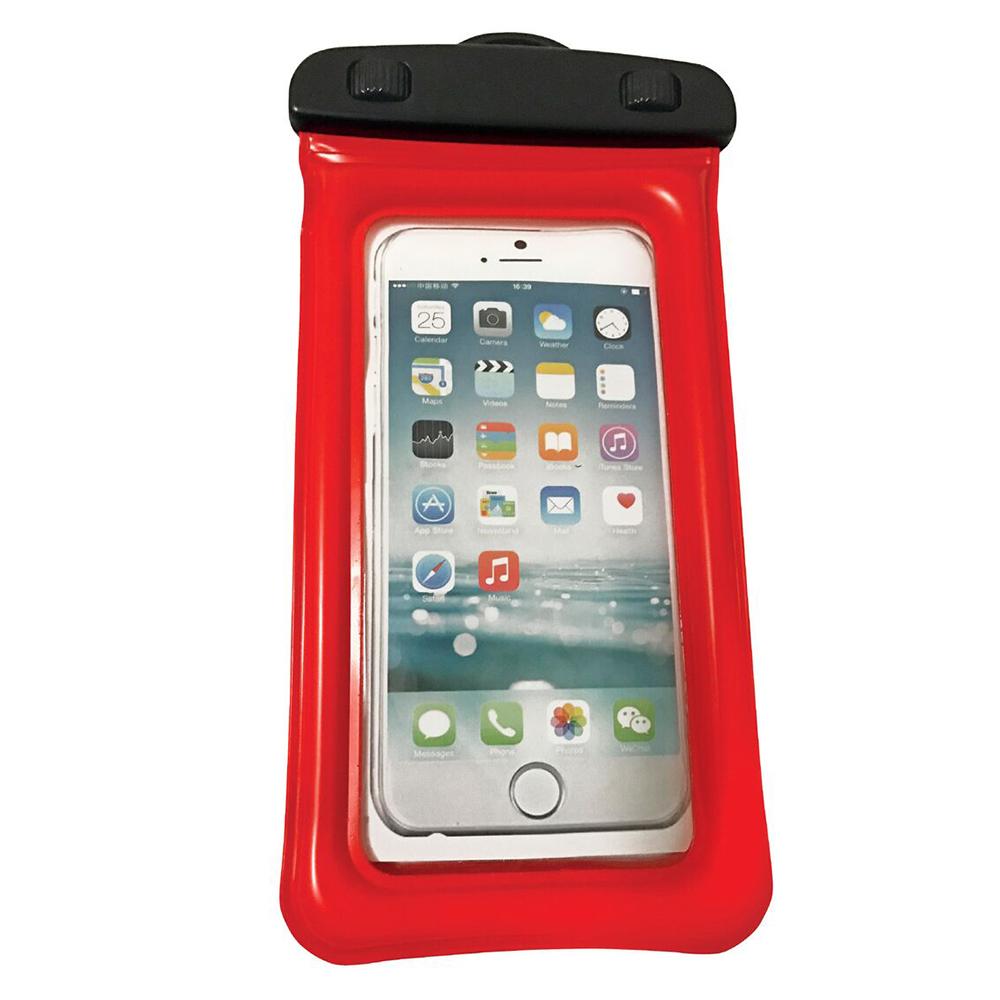 WOW Watersports H2O Proof Phone Holder - Red 4" x 8" - 18-5000R