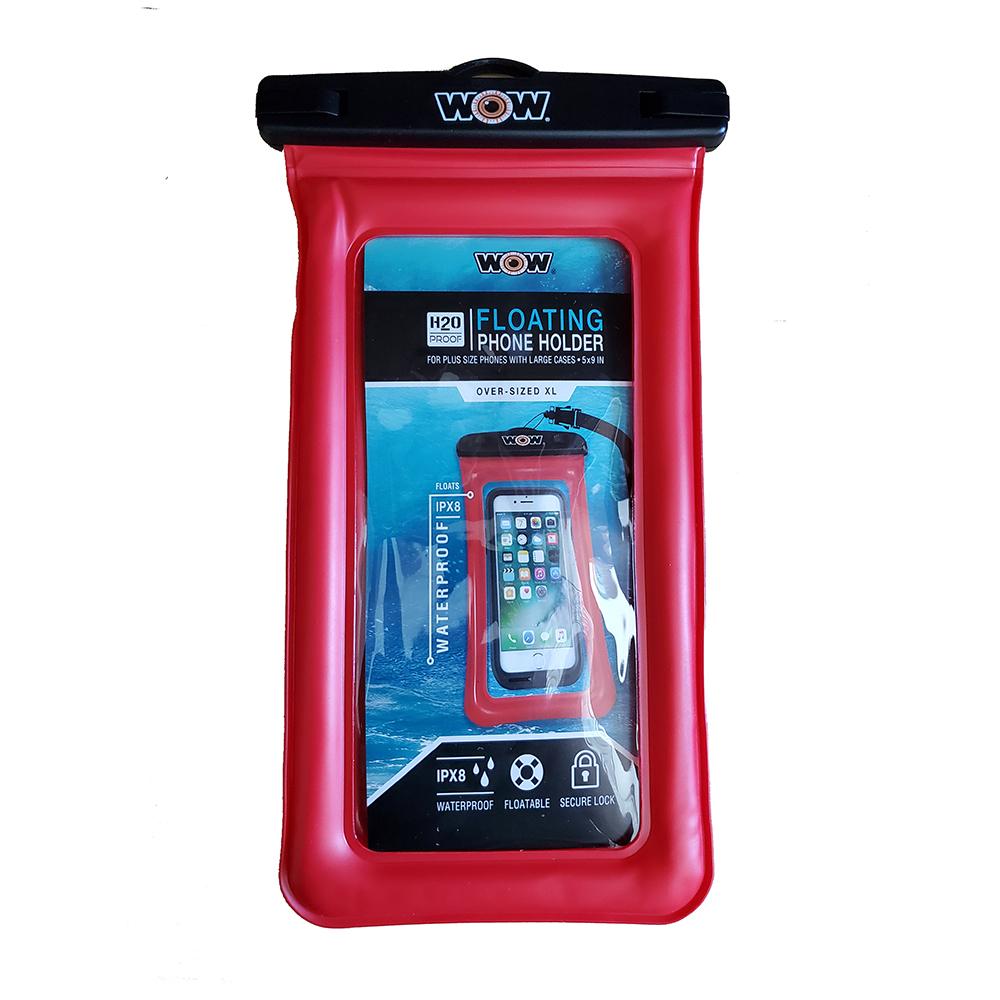 WOW Watersports - H2O Proof Smart Phone Holder - 5" x 9" - Red - 18-5010R