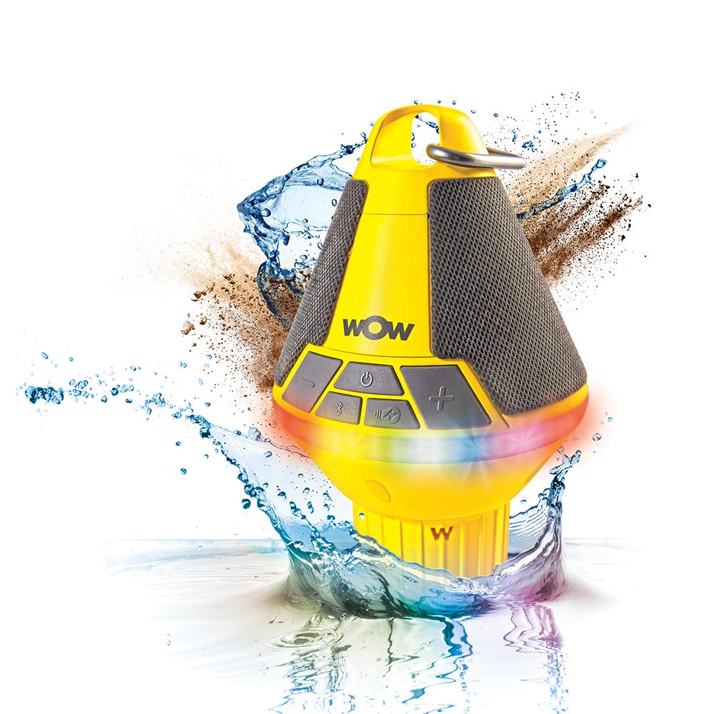 WOW Watersports - WOW-SOUND Buoy Bluetooth Speaker - Yellow - 19-9000