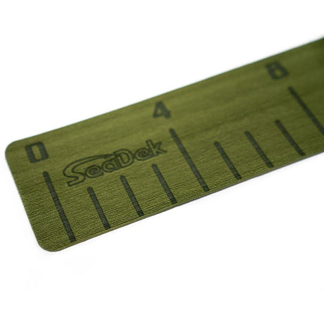 SeaDek 4" x 36" 3mm Fish Ruler w/Laser SD Logo - Olive Green - 22135-80050