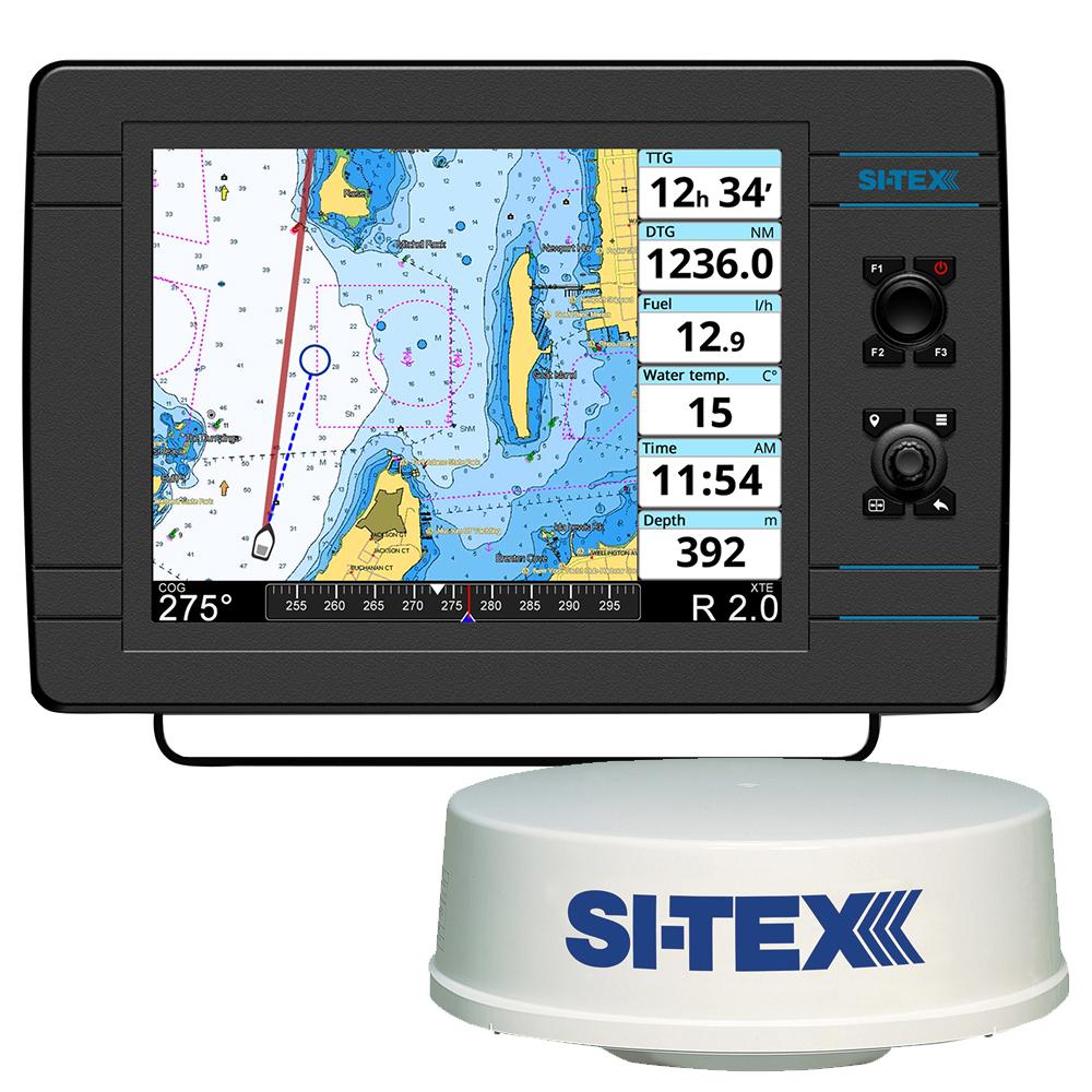 SI-TEX NavPro 1200 w/MDS-12 WiFi 24" Hi-Res Digital Radome Radar w/10M Cable - NAVPRO1200R