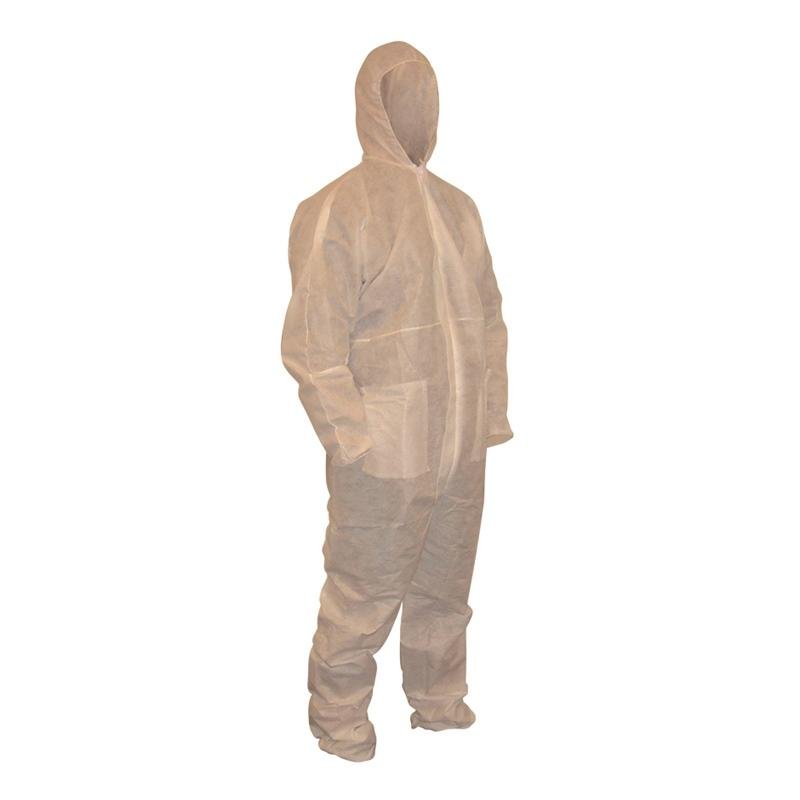 Western Pacific Trading Pro 1000 Disposable Coverall - Breathable - Hot Climate - LG - 41021