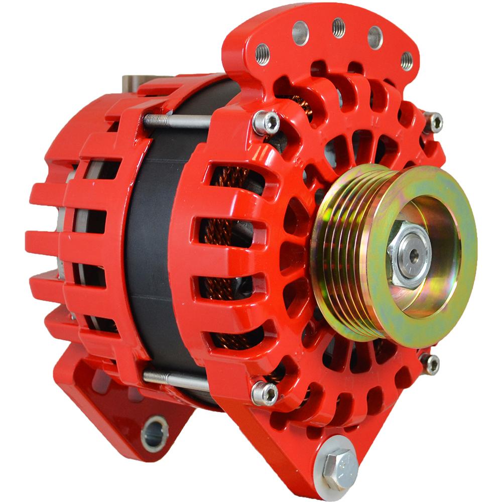 Balmar Alternator 170AMP, 12V, 3.15" Dual Foot K6 Pulley w/Isolated Grounding - XT-DF-170-K6-IG