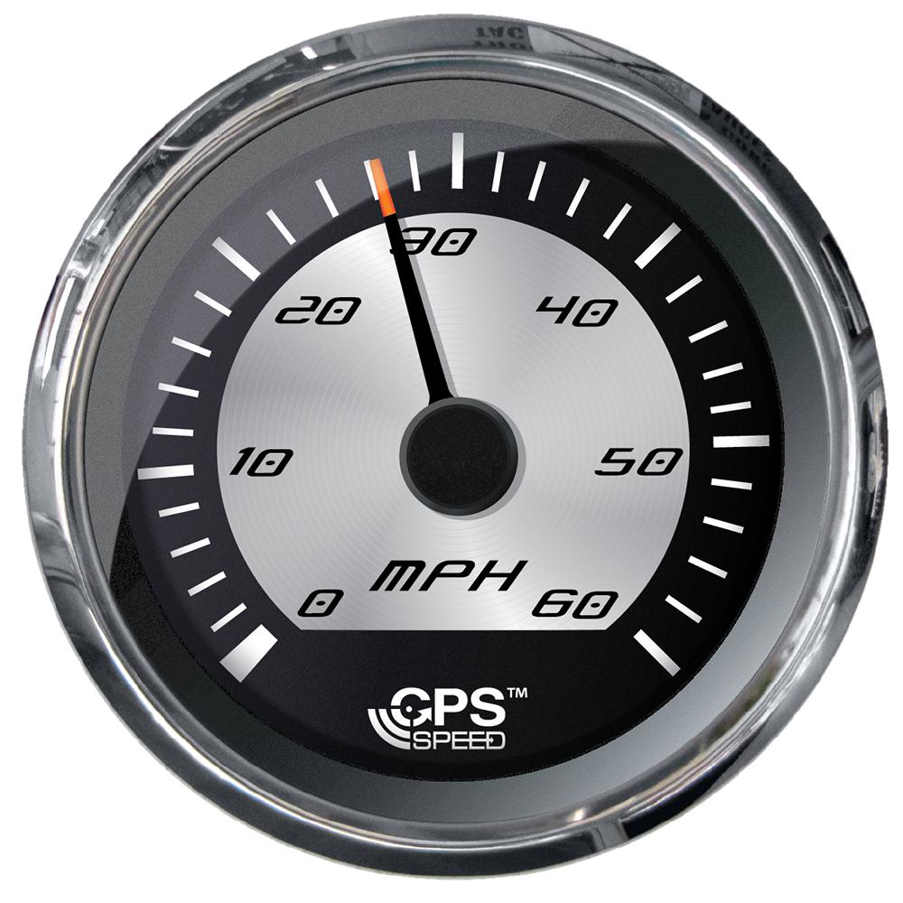 Faria Platinum 4" Speedometer - 60MPH - GPS - 22010