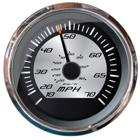 Faria Platinum 4" Speedometer - 70 MPH (Pitot) - 22011