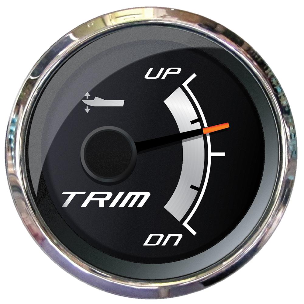 Faria Platinum 2" Trim Gauge f/Mercury, Mariner, Mercruiser, Volvo DP, Yamaha 2001 & Newer - 22019