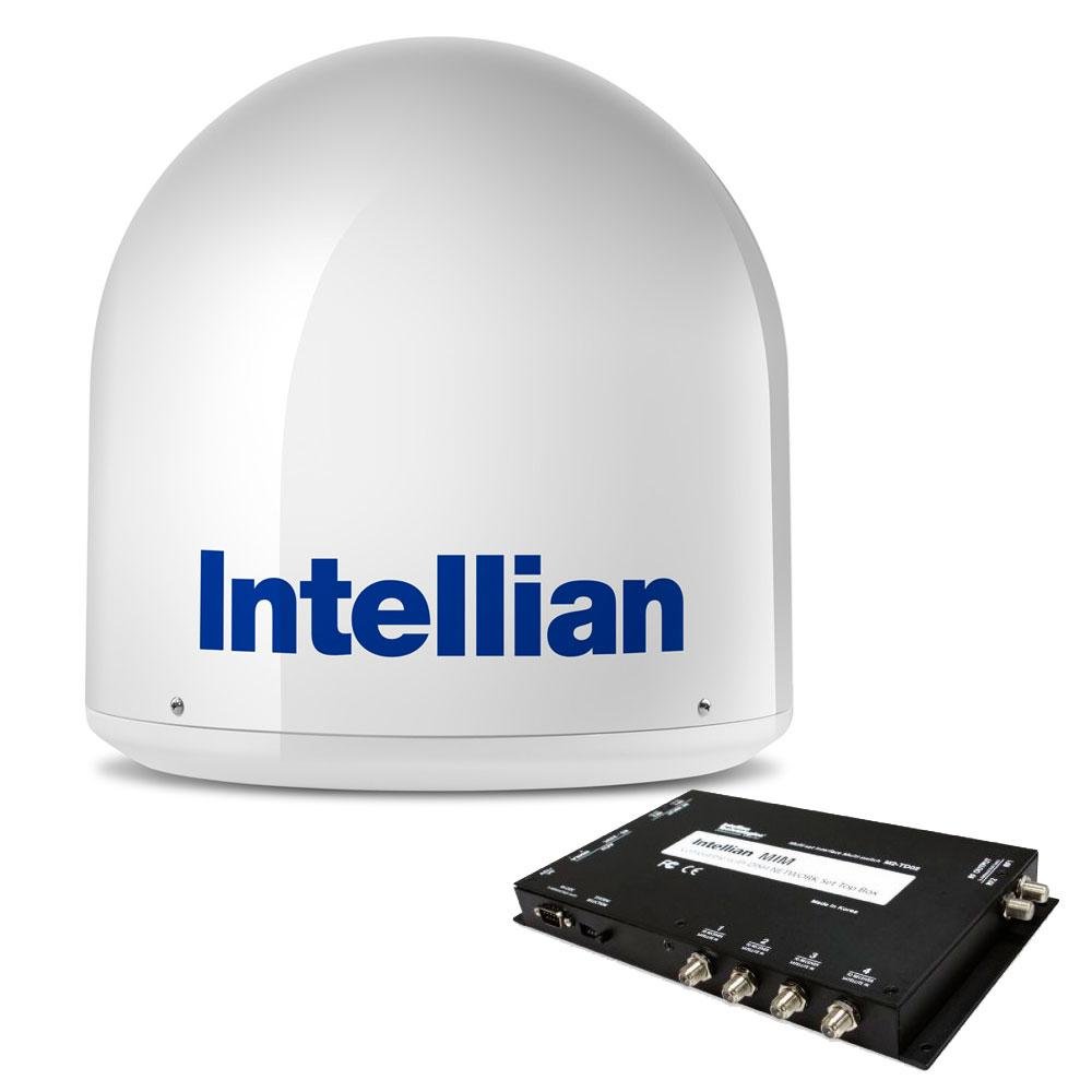 Intellian i2 US System + MIM Switch & 15M RG6 Cable - All Americas - B4-I2DN