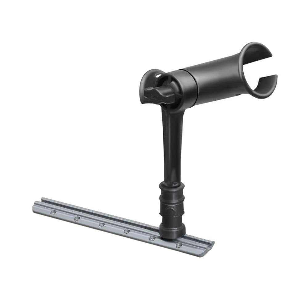 RAM Mount - Ram Tube Jr. Rod Holder with 6" Post & Adapt-A-Post Track Mounting Base - RAP-390-AAPU