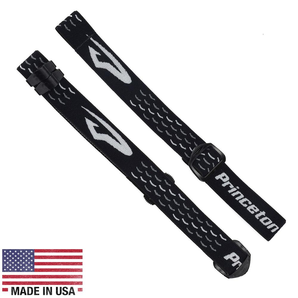 Princeton Tec - 1" Apex Head & Crown Strap - Black - HL-APX-BK